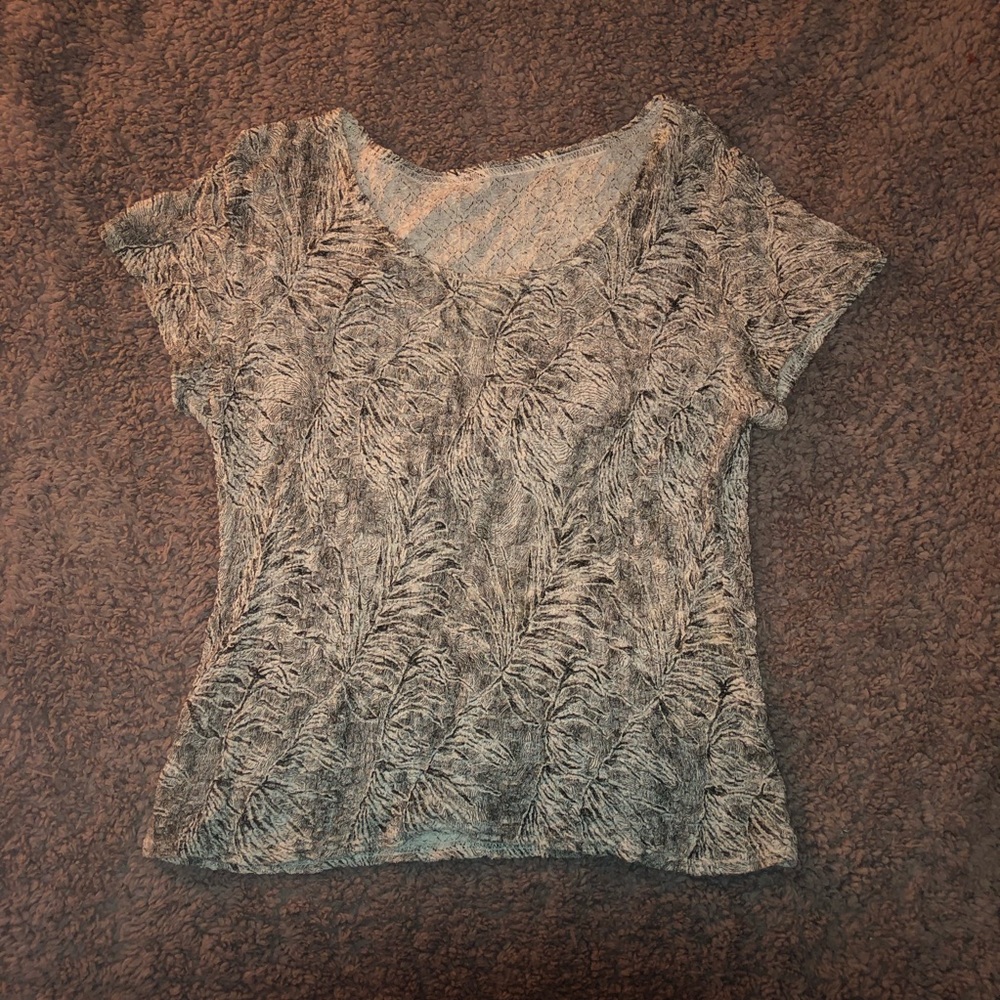 Grey Textured Shirt